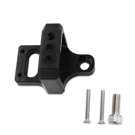 UsilkU Automotive Boost Solenoid Mount Holder Bracket Kits 3 Port Aluminum Alloy Boost Controller Bracket Replacement Parts for Vehicle Engine Systems
