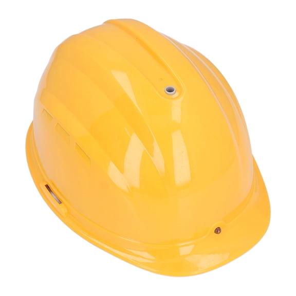 UsilkU CFHH-001 Adult Yellow Protective Hardhats with Built-In Cooling Fan, Headlight, and Rechargeable 7000mAh Removable Battery for Industrial Working, 1 Count