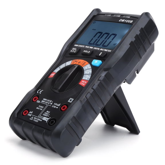 UsilkU DM100B Digital Multimeter LCD Portable High-Accuracy Integrated Industrial Burn-Proof Voltmeter Tester for Electrical Appliances and Circuit Repairs