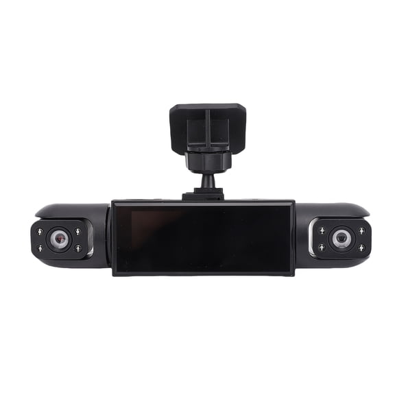 UsilkU Dash Cam Front and Rear 1080P 170 Wide Angle 4 Channel Car Dashboard Camera, Night Mode, Parking Monitor, Built-in Battery for Driving Record (2.7 inches / 6.8 cm Display)