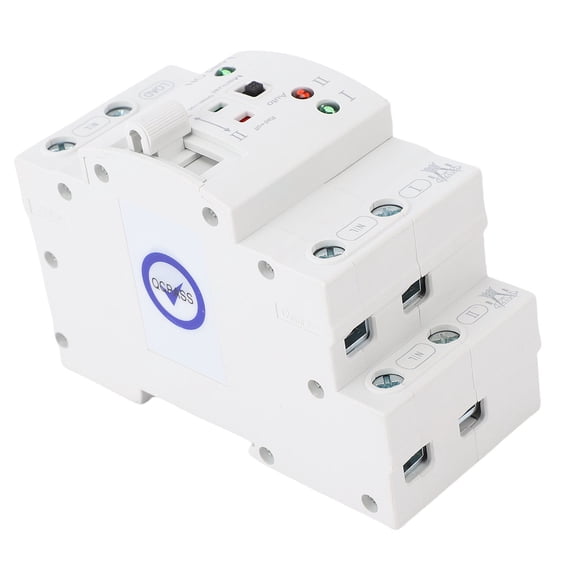 UsilkU Dual Power Automatic Transfer Switch 2P 63A 110V DIN Rail Mount Auto Selector (4.72 in / 12 cm)