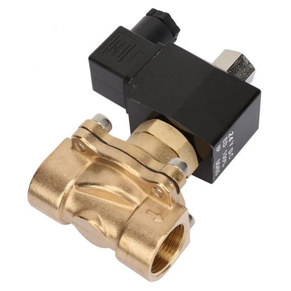 UsilkU Electric Solenoid Valve G3/4 Inch Brass Fluid Controller DN20 NO Electromagnetic Valve DC 24V
