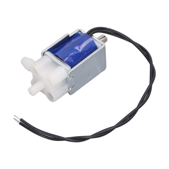 UsilkU Electromagnetic Exhaust Valve 2 Position 3 Way Quick Response Micro Solenoid Air Valve Normally Open DC3.7V