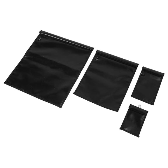 UsilkU Faraday Bag Black Portable Fireproof Waterproof Safe Reliable Faraday Signal Blocking Bag for Laptops Tablets Phone Car Keys RFID Shielding Pouch Set 43x38cm 17x15 inches / 25.4 cm Pack