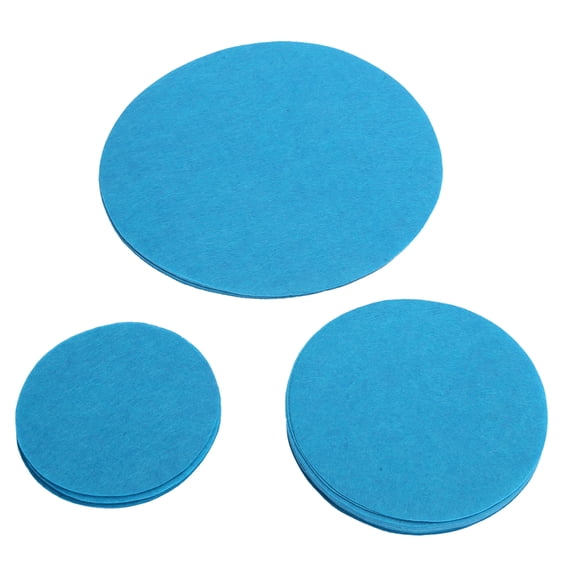 UsilkU Felt Dish Protection Pad, Bowl Anti Friction Pad, Pot Stacking Food Plate Divider Separator Protectors for Kitchen Utensils Storage, Lake Green, 48 Piece Set