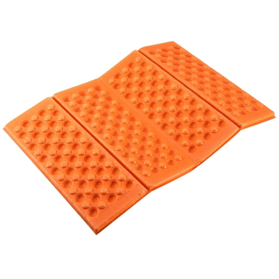 UsilkU Foldable Foam Pad Cushion Waterproof Portable EVA Sitting Mat for Stadium Bleachers Camping and Park Bench, 15.3x10.8 Inches / 39x27.5 cm, Orange