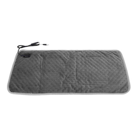 UsilkU Grey Pet Heating Pad Multifunctional USB Portable Electric Heated Cat Bed Dog Warm Mat for Home Camping 11.81x23.62 Inches