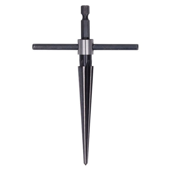 UsilkU High Speed Steel Taper Reamer Set, 3-13mm Hex Handle Countersink Drill Bit for Woodworking