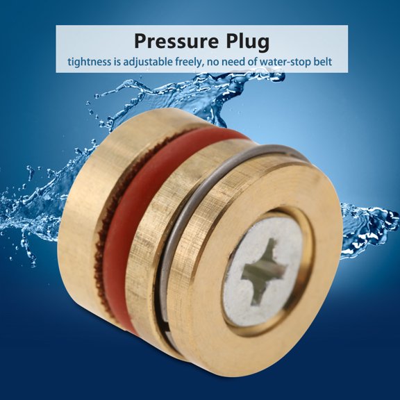 UsilkU High Temperature Resistant Plastic Injection Mould Water Plug Threadless Pressure Pipe Fitting Coupler D25 1-Pack 3 Inches / 7.62 CM Length Durable Cooling Heating System Water Plug