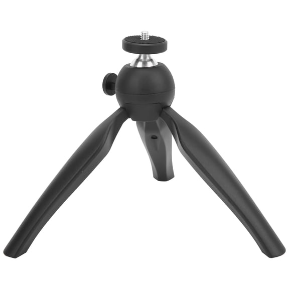 UsilkU K3 Desktop Tripod Mini Tabletop Stand for Cellphone SLR Camera Small Projector Live Streaming Video Recording, Black (7.5 inches / 19 cm)