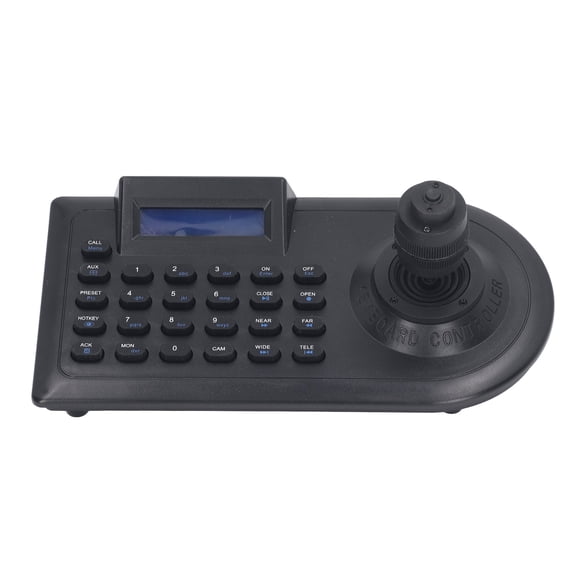 UsilkU LCD Analog PTZ Camera Keyboard with 4D Joystick, Speed Dome Controller, EU Plug 100-240V, 11 inches / 28 cm Length