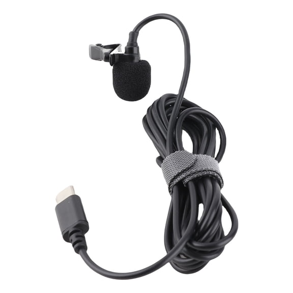 UsilkU Lavalier Microphone USB Type C Wired Lapel Mic for Interview Smartphone Recording Video Online Class Game Live Streaming (5.12 inches / 13.00 cm)[cite: 1]