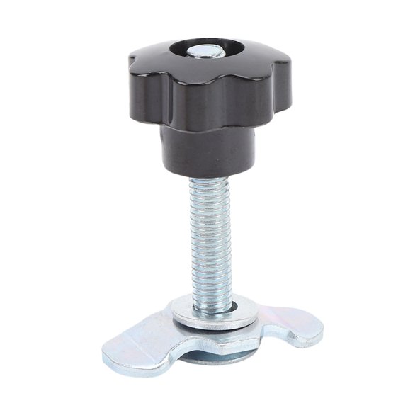 UsilkU M8 L Track Double Lug Threaded Stud Fittings High Strength Carbon Steel Tiedown Bolt for Deep Anchorage Van Storage Rack Systems 60mm / 2.36in Bolt Length Silver 10-Pack