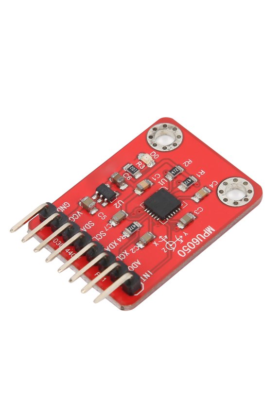 MPU6050 6 Axis Accelerometer Gyroscope Sensor Module 16 Bit AD Converter Data Output 3.3-5VDC Standard IIC Communication Protocol for DIY Projects, Engineers and Electronics Enthusiasts