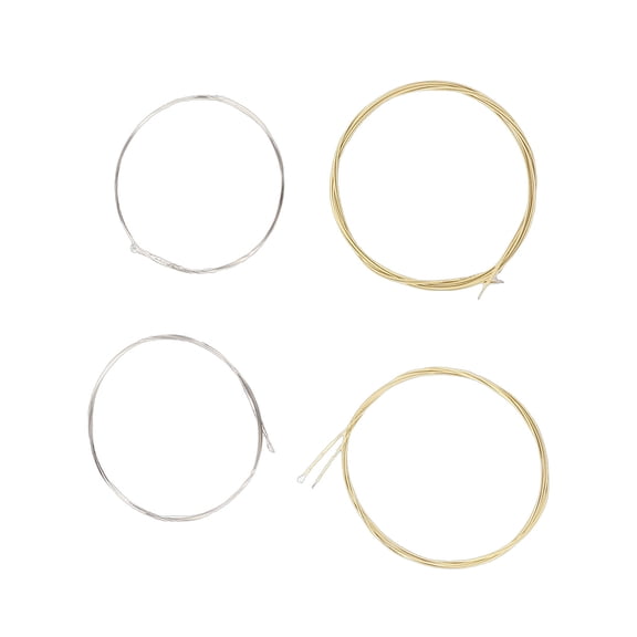 UsilkU Mandolin Strings Set 8Pcs Premium Stainless Steel Mandolin String Set Accessories Replacement Parts for Players 8 Inches / 20.3 cm Long
