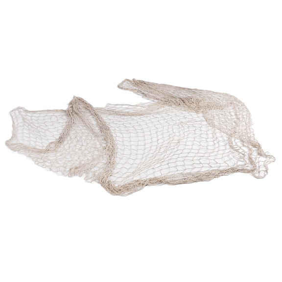 UsilkU Mediterranean Fishing Net Wall Decorative Mesh Hand Woven Cotton Thread Decorative Hanging Netting for Photographs Memos Nautical Theme Home Decor 78.7x157.5in / 200x400cm