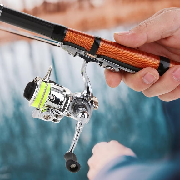 UsilkU Mini 4.3:1 Metallic Casting Spinning Fishing Reel Wheel Smooth 2+1BB Lightweight Aluminum Alloy Reel Tackle Accessories for Saltwater and Freshwater (3.5 x 3.5 x 3.1 inches / 9 x 9 x 8 cm)