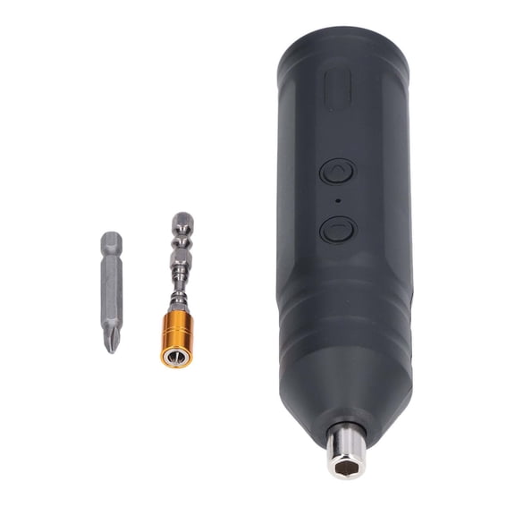 UsilkU Mini Electric Screwdriver Cordless Rechargeable Kit Small Pistol Drill Tool Set DC3.6V 200rpm with 2600mAh Lithium-Ion Battery S2 Bits Type C Charging and Magnetic Coil for Home DIY 7.87in
