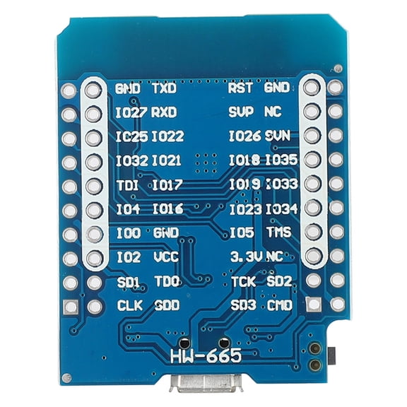 UsilkU Mini Wireless WiFi Bluetooth 2 in 1 Dual Core CPU Module ESP32 Development Board for IoT Projects (6 inches / 15.2 cm Length, 10.9 oz / 309 g)