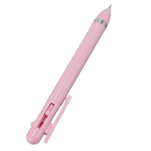 UsilkU Nail Art Dotting Pen 4 in 1 Tip Dot Paint Manicure Stick Tool for Personal and Professional Use, Dual-Ended Precision Dotter, Pink (6.69 inches / 17.00 cm)