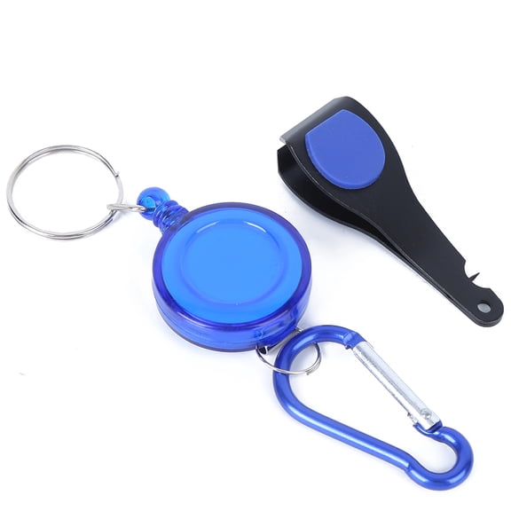 UsilkU Outdoor Fixed on Reel Portable Stainless Steel Fishing Line Cutter Clipper Accessory Compact Quick Release Tackle Box Gear for Freshwater and Saltwater Fishing Trips (3.94 inches / 10.00 cm)