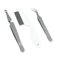thumbnail image 1 of UsilkU Pet Flea Remover Kit Durable Stainless Steel Flea Tweezers Comb Clips Set Easy Operation Removal Tool for Dogs Cats Includes Cross Clip, Flea Comb, Tip Clip, 7.87 inches / 20 cm, 1 of 9