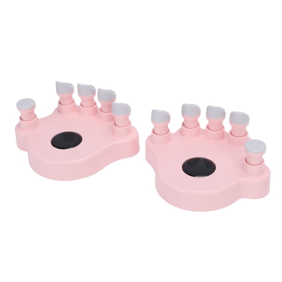 UsilkU Pink Piano Finger Trainers, Comfortable Hand Grip Ergonomic Piano Finger Training Pressing Tool for Strength Practice, 5.91 x 5.51 x 2.76 inches / 15.0 x 14.0 x 7.0 cm, 1 Pair