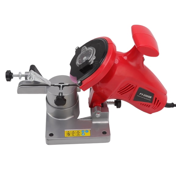 UsilkU Professional 250W Electric Chainsaw Sharpener Aluminum 100mm Saw Chain Grinder Kit High Precision Sharpening Bench Machine for Woodworking, 220V Electric Chainsaw Chain Sharpener