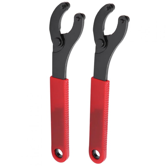 UsilkU Professional Bike Bottom Bracket Tool and Flywheel Locking Ring Character Wrench Heavy Duty High Carbon Steel Double Unit Bike Axle Repair Tool Pack of 2 Pcs (7.48 inches / 19.0 cm)