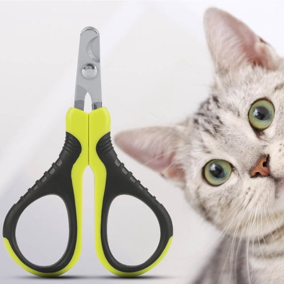 UsilkU Professional Pet Nail Clippers Trimmer for Small Animals Dogs Cats Puppies Rabbits Birds Stainless Steel Claw Care Scissor with Ergonomic Handle 3.7 inches / 9.4 cm