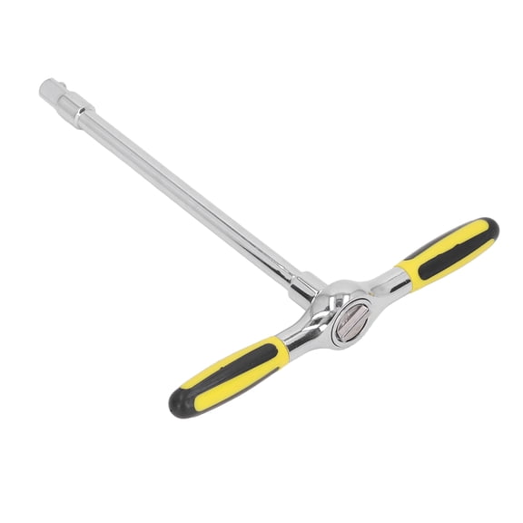 UsilkU Professional T Handle Quick Release Ratchet Wrench Tool for Mechanical Equipment Auto Repair, Premium Alloy Steel Constructor, Heavy Duty, 12.6 inches / 32 cm Handle Length