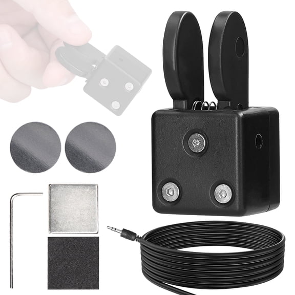 UsilkU QU-2020A Dual Paddle Key Automatic Morse Magnetic Adsorption Base CW Morse Code Key DIY Keyer for Shortwave Radios