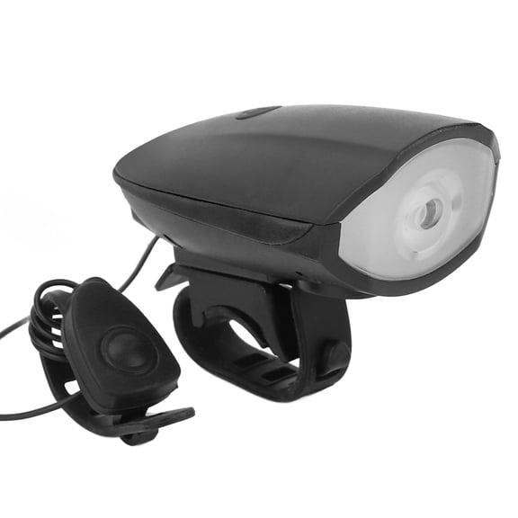 UsilkU Scooter Headlight USB Rechargeable High Brightness Bicycle Front Light with Horn 250lm Waterproof Design for Night Riding Safety on Road Mountain Bikes and Balanced Scooters (4.33 x 2.76 in)