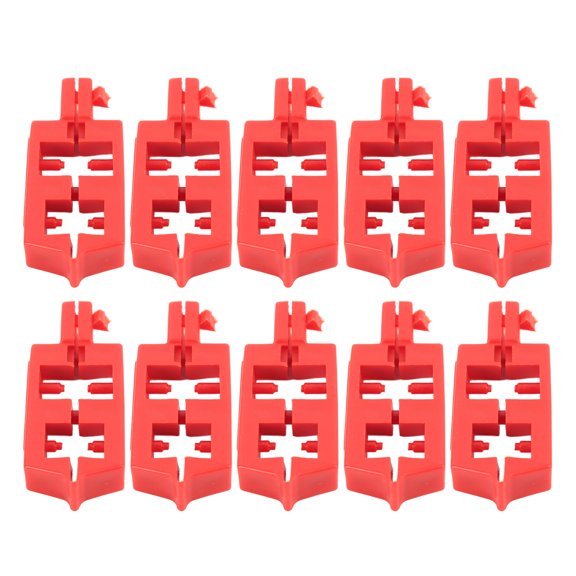UsilkU Snap On Circuit Breaker Lockout Device 120V Breaker Lockout Heavy Duty Reliable Lockout Tagout Electrical Safety Energy Isolation Lock For Industrial Breakers 10 Pack 10 inches / 25.4 cm