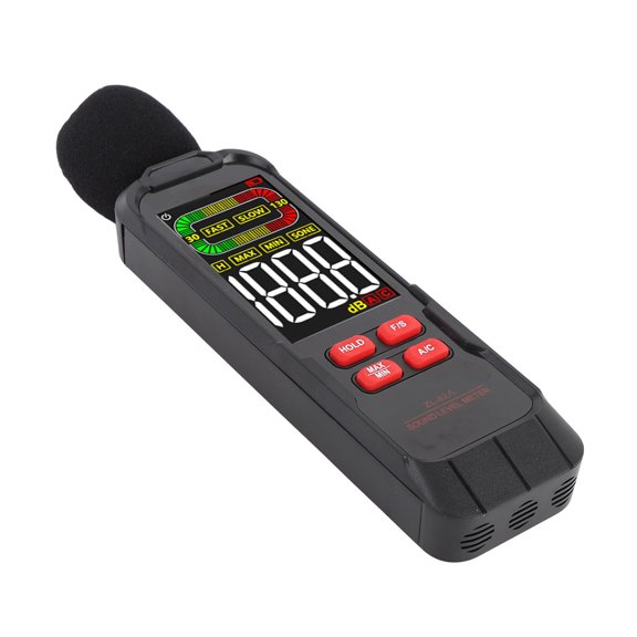 UsilkU Sound Level Meter Portable Noise Decibel Measuring A/C Weighted Switching for Home Construction Sites LCD Backlight 8.66 inches / 22 cm