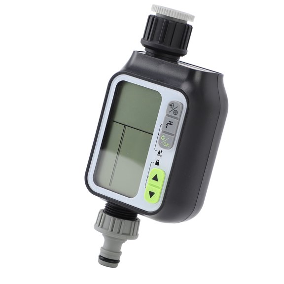 UsilkU Sprinkler Timer for Garden Hose ABS PC IPX5 Programmable Rain Sensing Automatic Irrigation Controller Smart Water Timer (6.3 inches / 16 cm)