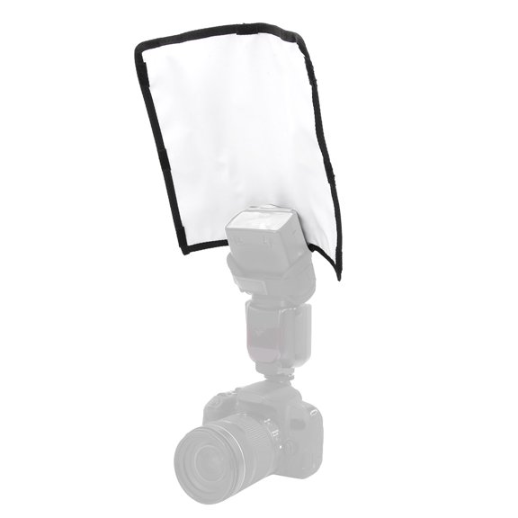 UsilkU Universal Foldable Flash Softbox Diffuser Speedlite Photography Reflector for On-Camera Speedlight, Lightweight Compact Camera Light Diffusing Accessory for Studio Portrait Product Photography