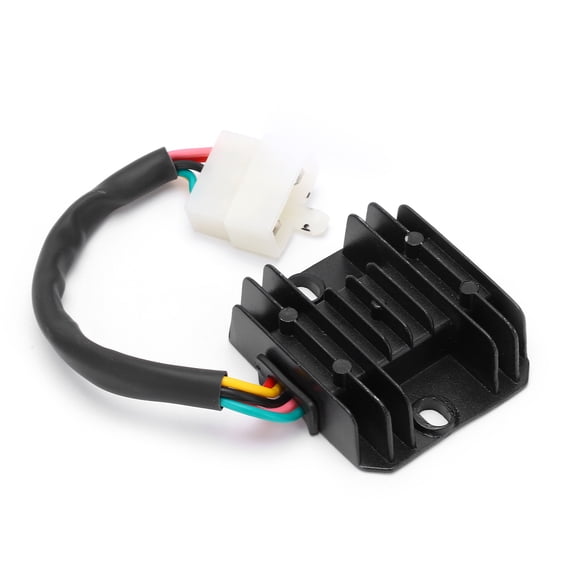 UsilkU Voltage Regulator Rectifier 5-Wires Plug Replacement for GY6 125cc 150cc Scooter Motorcycle Engine Part (3.54 in / 9 cm length)