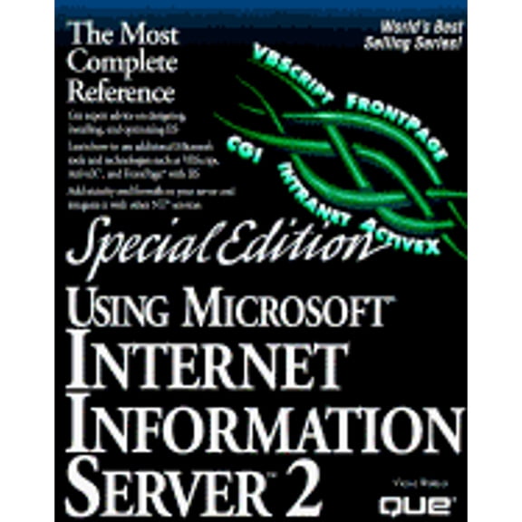 Pre-Owned Using Microsoft Internet Information Server (Using ... (Que))