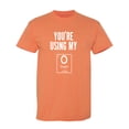 thumbnail image 1 of Using My Oxygen Sarcastic Humor Graphic Novelty Funny T Shirt, 1 of 5