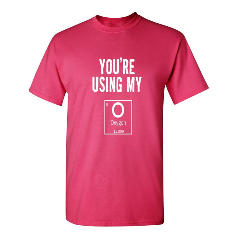 oxygen t shirt pink