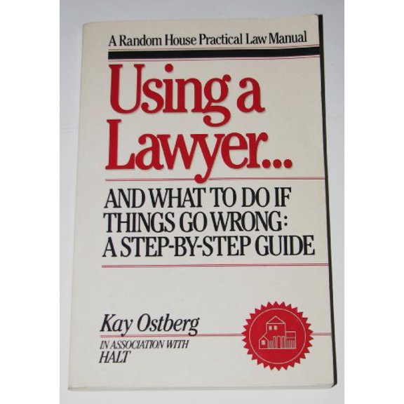Pre-Owned Using a Lawyer (Hardcover) 0679729704 9780679729709