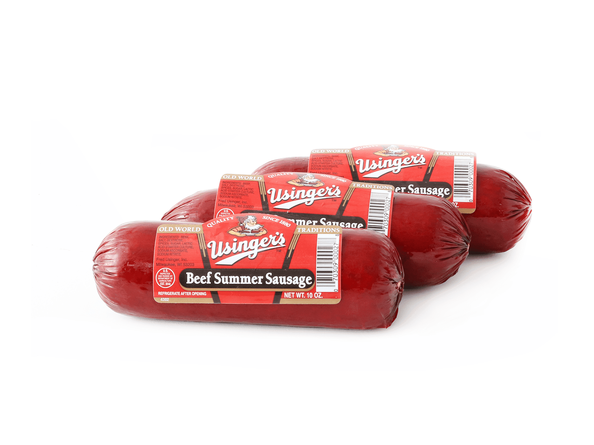 Pearson Ranch Buffalo (Bison) Summer Sausage - Pack Of 3, 6oz Each, Low-Carb, Gluten-Free Snack