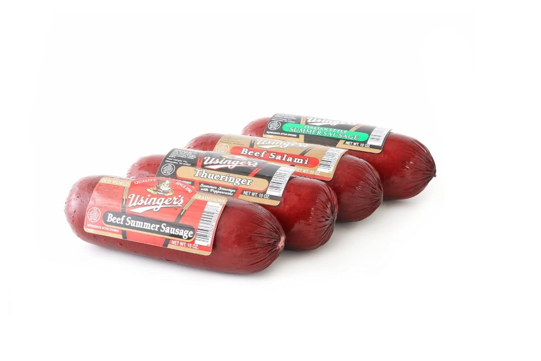 Usinger's Sausage Variety Pack 4-Pack Beef Summer, Italian-Style