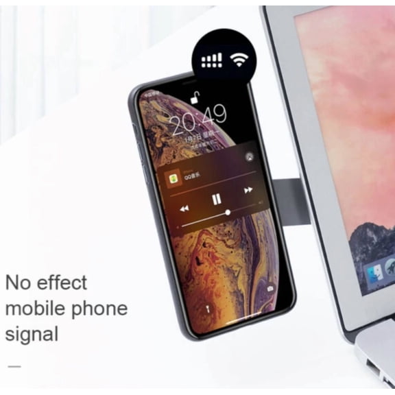 Uslion Magnetic Adjustable Cell Phone Holder For Laptop | Color: White