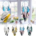 thumbnail image 1 of Usloyux 4Pcs Traditional Dream Catcher Wall Hanging with Sun Feather, Handwoven Bohemian Decor for Bedroom Living Room, Positive Energy Home Decor, Spiritual Wall Art, 1 of 9