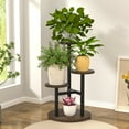thumbnail image 1 of Usloyux Under $5 3 Tier Wooden Plant Stand, Multi Layer Concise Planter Holder Display, Flower Plants Rack for Home Garden, Space Saving Shelf for Indoor Outdoor, 1 of 6