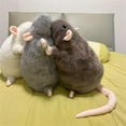 thumbnail image 1 of Usloyux under $5 3Pcs Large Stuffed Rat Pillow, 35cm Soft Plush Toy with Realistic Design, Super-Soft Fabric for Cuddling Sofa Bedroom, High-Quality Stuffing for Shape Retention, 1 of 9