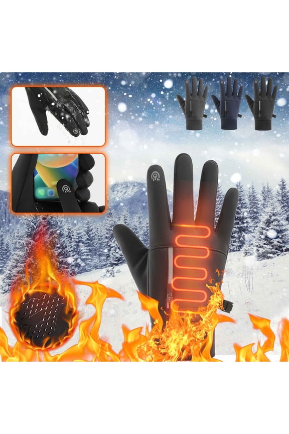 under $5 3Pcs Windproof Touchscreen Gloves, Thermal Insulated Winter Gloves for Cycling, Commuting and Outdoor Work with Touchscreen Compatibility