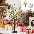 thumbnail image 1 of Usloyux Under $5 Artificial Red Berries Tree Branches Desk Lamp,Lighting LED Brown Tabletop Tree,Table Top Lamp with Warm Lights,Lighted Artificial Twig Tree for Xmas Indoor Desktop Home Decor, 1 of 9
